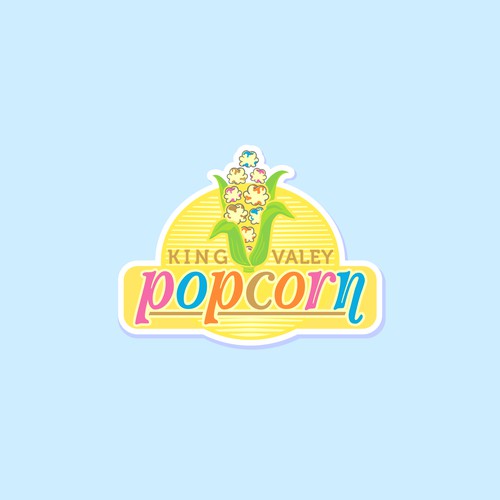 Popcorn logo by epiciconic