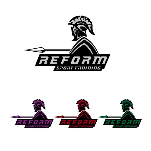 logo concept for reform sport training