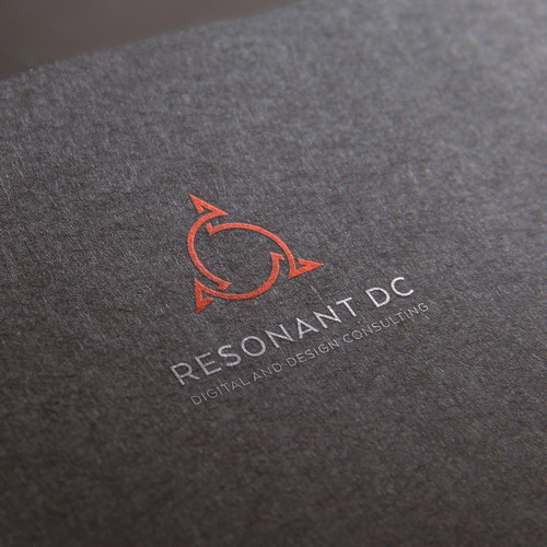 abstract logo for resonant effect