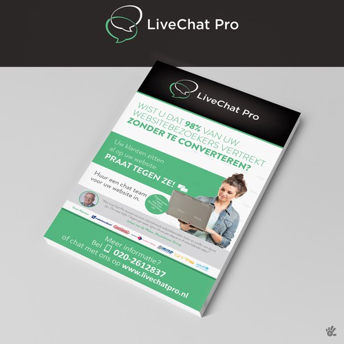 Live Chat Pro Flyer Design