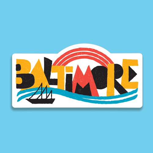 Bold Baltimore sticker