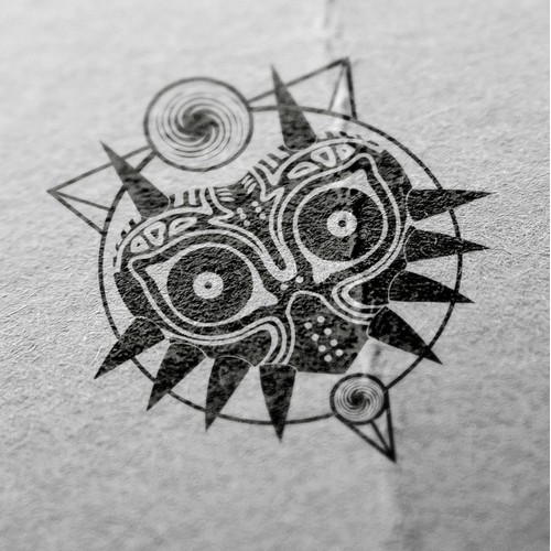 Dark & Modern - Majoras Mask Tattoo