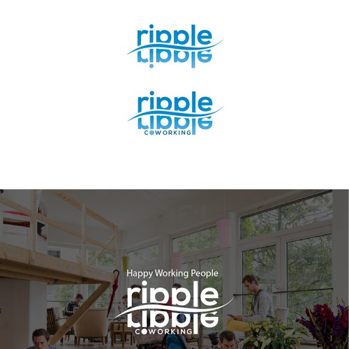 Interesting coworking logo