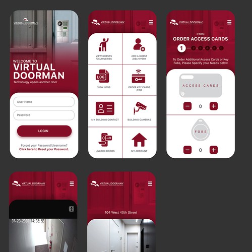 Doorman App screen