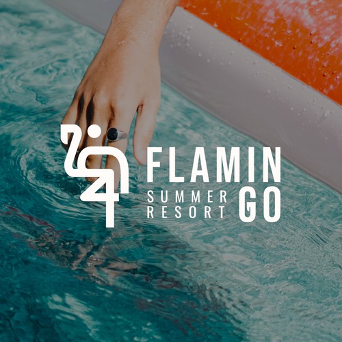 Logo and brand identity for summer resort 