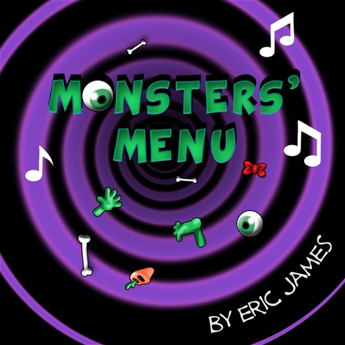 Monsters' Menu children's rhyme (CD cover)