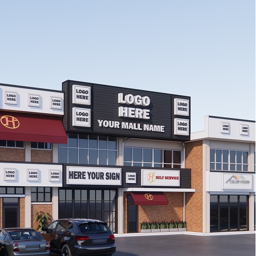 Facade of a Shopping Mall