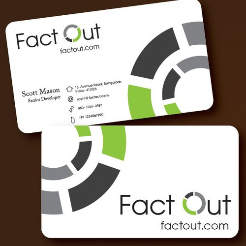 Business Card design for Factout