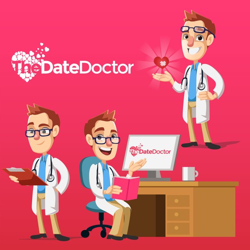 The DateDoctor mascot 