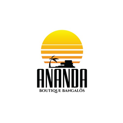 logo concept design for Ananda Boutique Bangalos