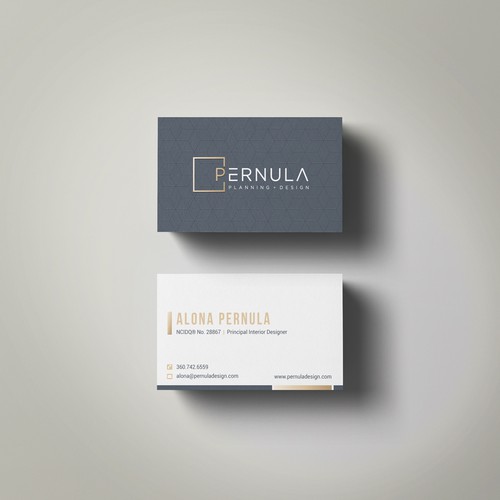 Clean business card