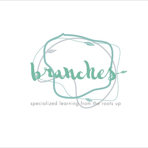 Logo for old school & simple feel for a potential preschool called "branches"