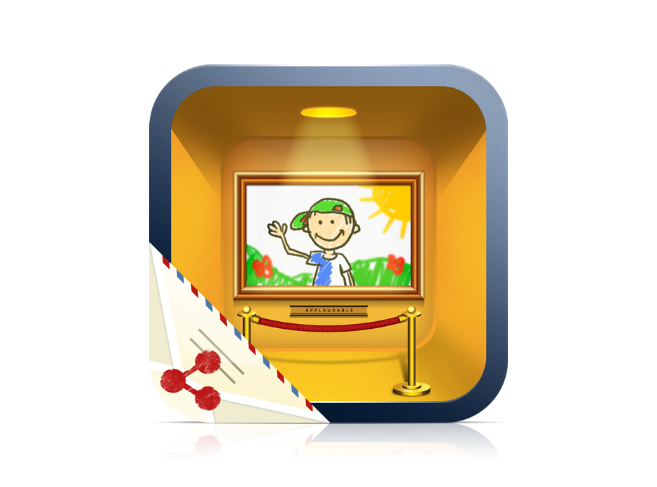 Applaudable needs a snazzy new icon design for a fun kid's artwork iphone app