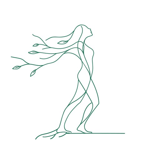 Line-art logo for Reiki & Energy healing, Conscious Transformation coaching, & Operations Consulting 