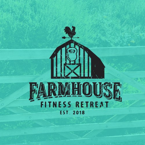 Farmhouse Fitness retreat Logo