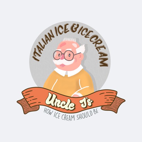 Logo for an Italian Ice-Cream Company