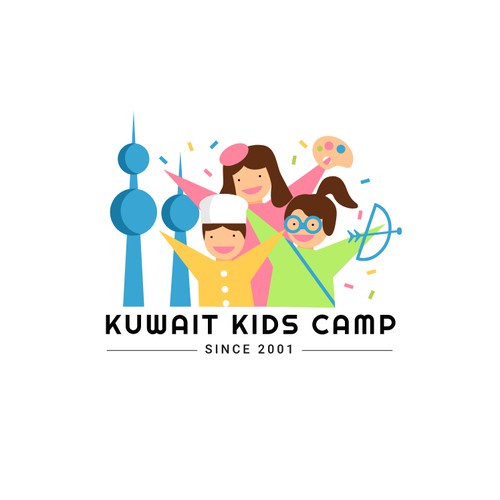 Rejected Logo Design - Kuwait Kids Camp