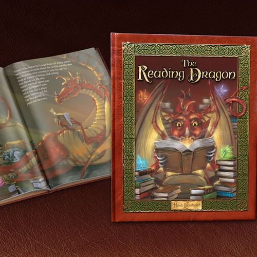 The Reading Dragon book design
