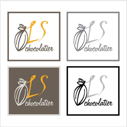 LS Chocolatier logo design