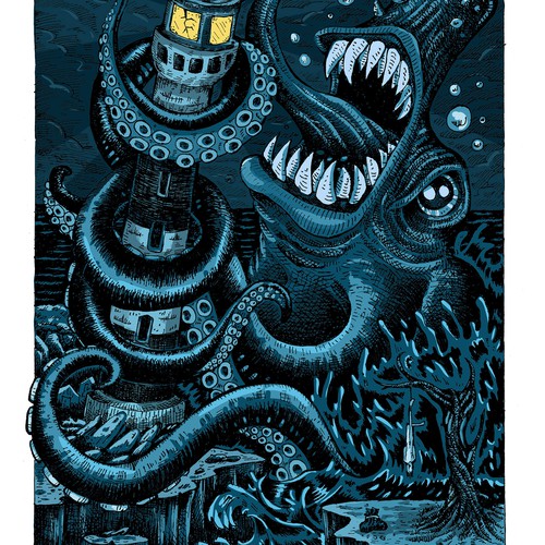  Fantasy Art Poster (+ a sea monster!)