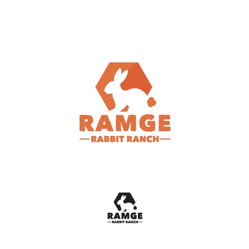 Rabbit farm logo concept