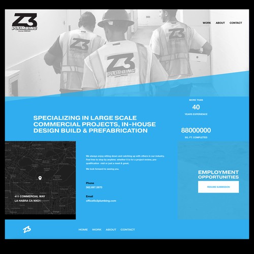 Commercial Plumbing Company Website
