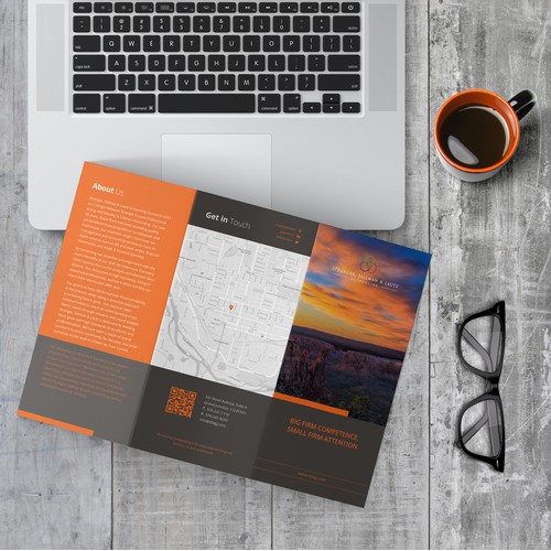 Flat Simple Tri-fold Brochure Concept for STLAGJ