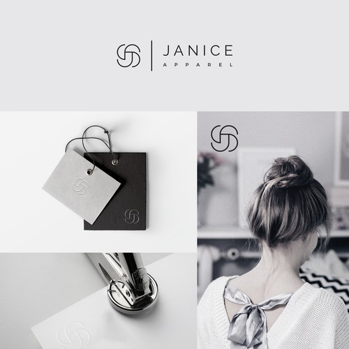 Simple, elegant logo concept for Janice apparel company