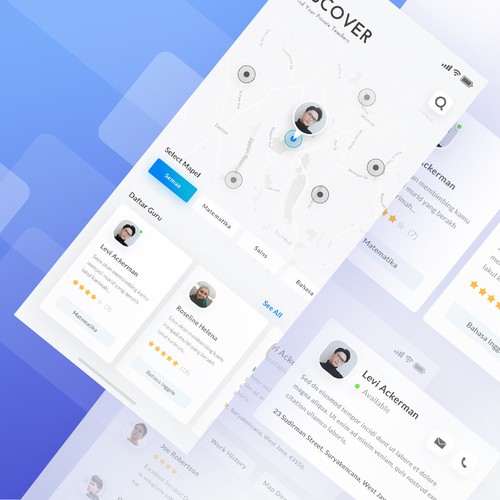 Find Teacher App Design