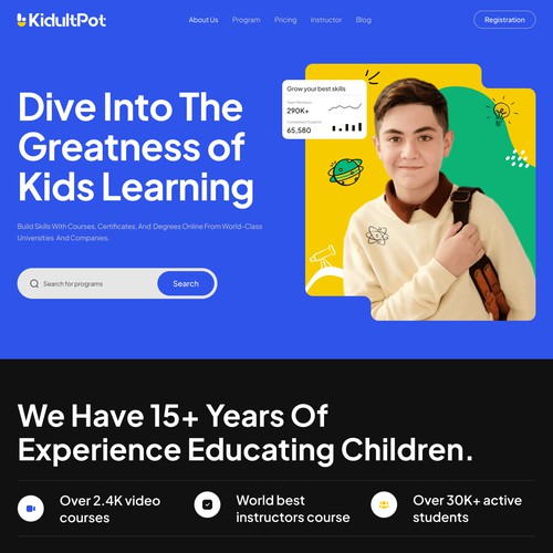 E-School Website Design
