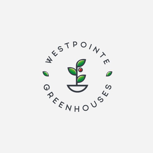Logo concept for greenhouse