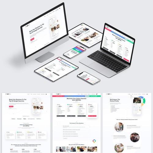Figma web design and Weflow development for a Google business agency