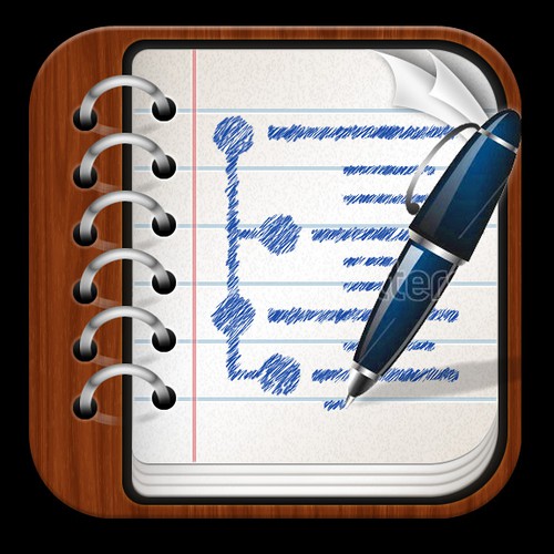 Icon for UX Write, a brand new word processor for iOS