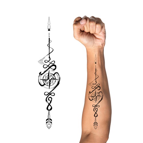 Unalome Tattoo Design