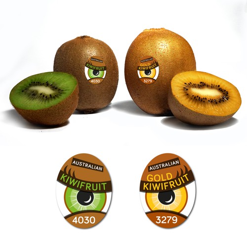 kiwifruit sticker