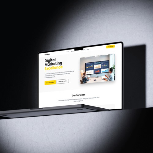 marketing agency landing page 