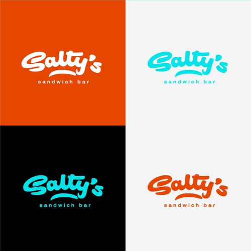 Logo Design for Salty's Sandwich Bar