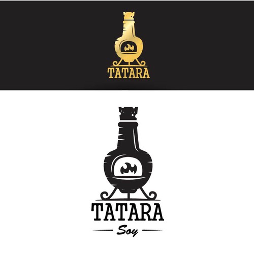 Logo design for "TATARA" conmpany which creates soy sauce. 