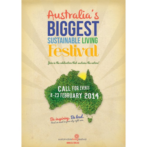 Poster design for a green event