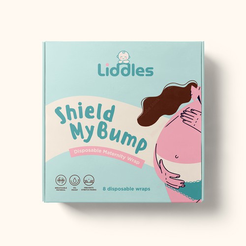 Packaging design concept for maternity wrap