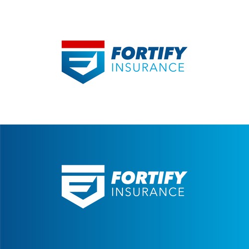  Fresh Insurance startup needs modern FinTech Logo