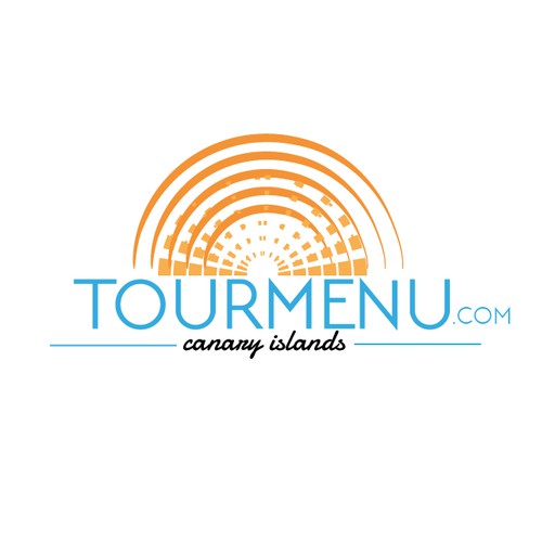 TOURMENU.COM - LOGO for website that sells excursions and activities.