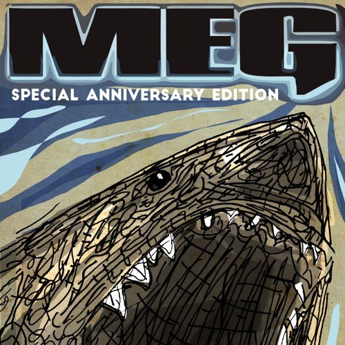 Book Cover - MEG  (subtitle:  Special Anniversary Edition)