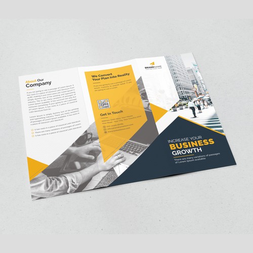 Trifold Brochure Design Part 1