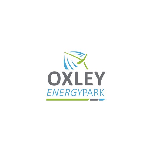 Clean and minimal logo for an energy company