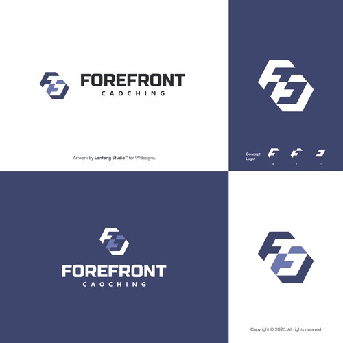 Modern Premium Logo for Forefront Coaching