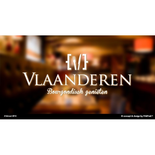 Create a logo for café/restaurant 'Vlaanderen'!