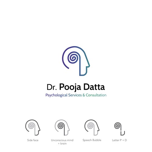 Dr. Pooja Datta - Logo concept