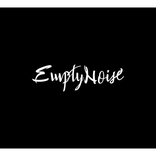 Handwritten logotype concept for Emptynoise (musician).