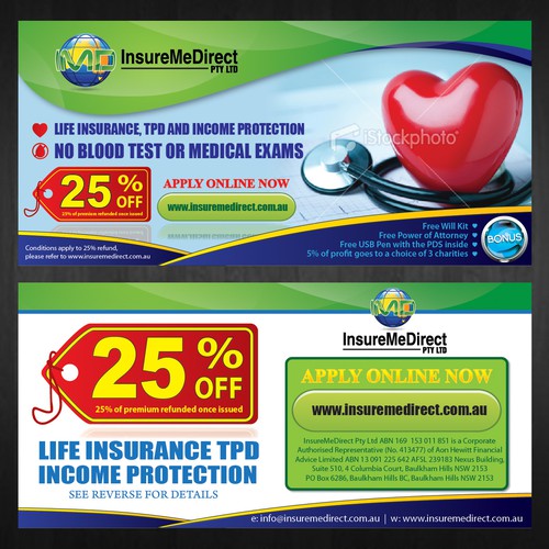 New flyer design wanted for Insuremedirect